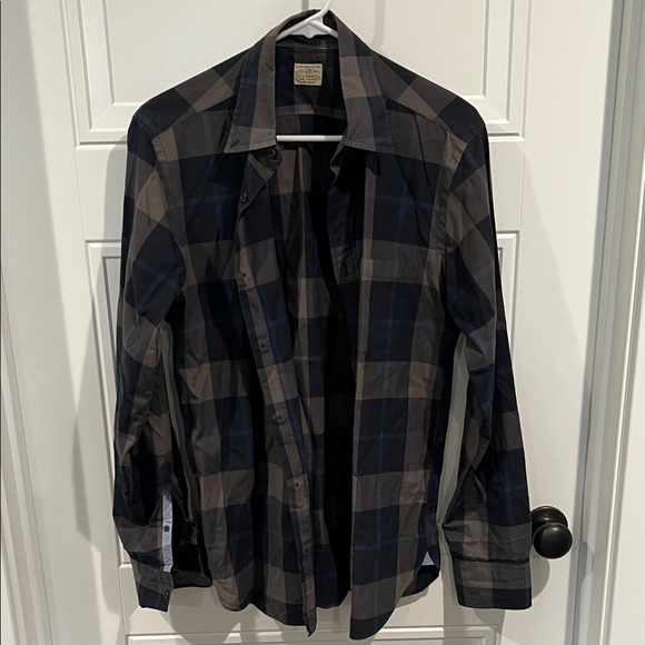 J. Crew Other - J. Crew Women's Black and Gray Plaid Button Down Shirt